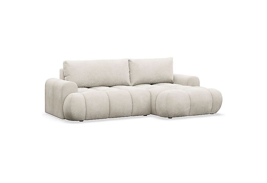 Selsey Ecksofa OMBO MINI, Ecksofa mit Schlaffunktion & Bettkasten, Bouclé, günstig online kaufen