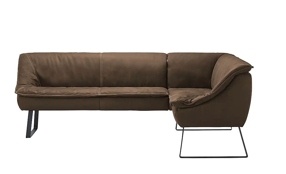KOINOR Eckbank  Leder Alino ¦ braun ¦ Maße (cm): H: 89 Bänke > Eckbänke - H günstig online kaufen
