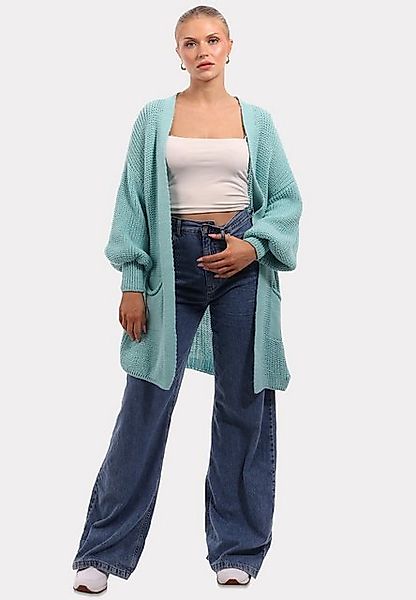 YC Fashion & Style Cardigan One Size Strick-Cardigan mit Taschen in Unifarb günstig online kaufen