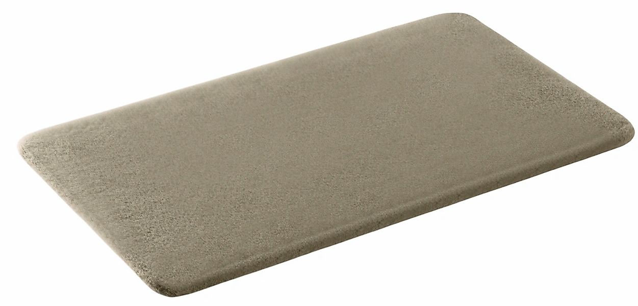 my home Badematte »Valeria, Kaninchenfell-Haptik«, rutschhemmend beschichte günstig online kaufen