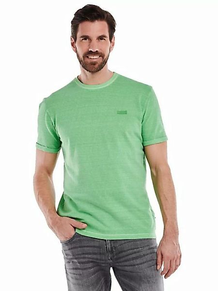 Engbers Rundhalsshirt T-Shirt mit Leinen günstig online kaufen