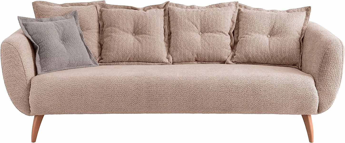 Home affaire 3-Sitzer "Baggio modern und romantisches Design, bequem", Zier günstig online kaufen