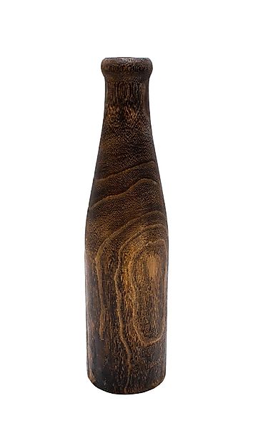 Spetebo Dekovase Design Holz Blumen Vase günstig online kaufen