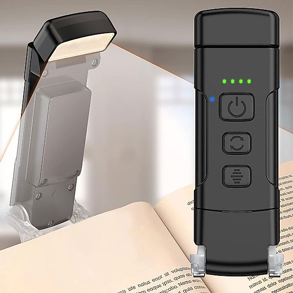 OKWISH LED Leselampe Akku Klemmlampe Buch günstig online kaufen