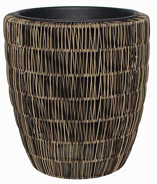Trend Line Pflanzkübel TrendLine Polyrattan Pflanztopf günstig online kaufen