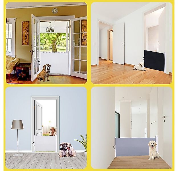 Melko Treppenschutzgitter Treppenschutzgitter Absperrgitter Türschutzgitter günstig online kaufen