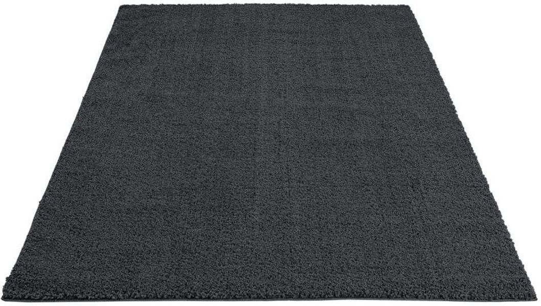 Carpet City Hochflor-Teppich "Plainy" rechteckig 30 mm Höhe Shaggy Polyeste günstig online kaufen