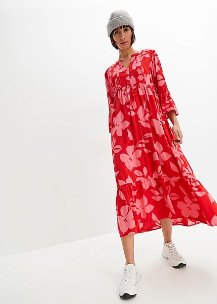 bonprix Maxikleid "Maxikleid aus fließender Viskose" Maxikleid aus fließend günstig online kaufen