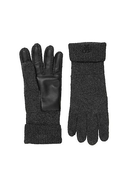 Marc O'Polo Strickhandschuhe mit Echtleder-Handfläche günstig online kaufen
