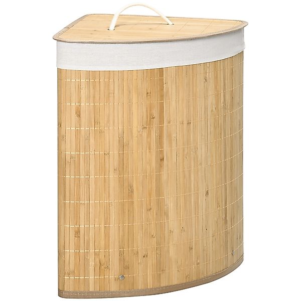 HOMCOM Wäschekorb mit Deckel 55L Laundry günstig online kaufen