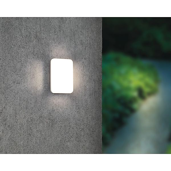 LED-Außenwandleuchte Goleto Dunkelgrau günstig online kaufen