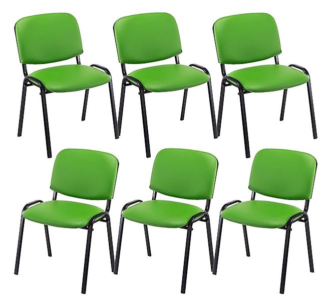 CLP Besucherstuhl Ken Kunstleder (6er Set), günstig online kaufen