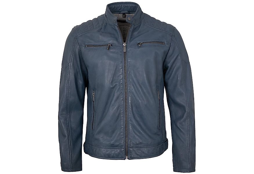 Deercraft Lederjacke DMJaimi Deercraft - Herren Lederjacke Lammnappa blau günstig online kaufen