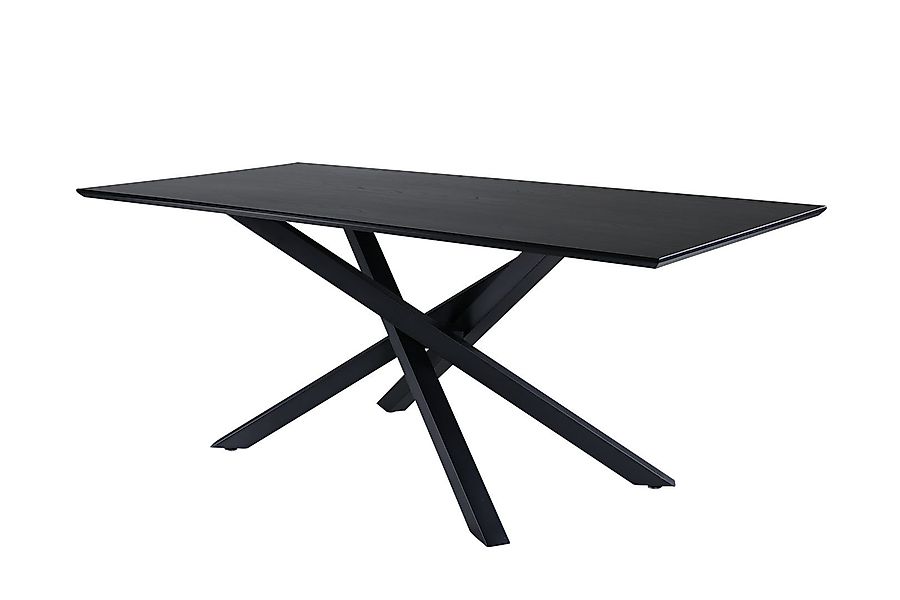 ebuy24 Esstisch Piazza Esstisch 90x180cm schwarz. günstig online kaufen