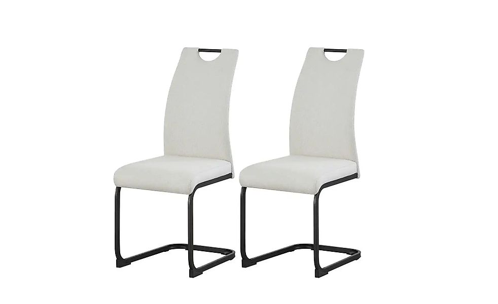 Schwingstuhl 2er-Set   ¦ creme ¦ Maße (cm): B: 43 H: 98 Stühle > Schwingstü günstig online kaufen