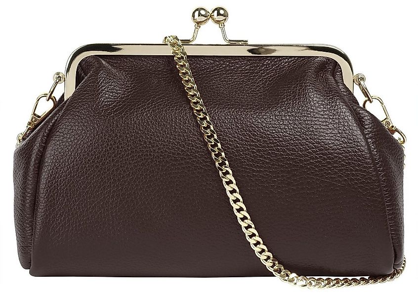 Cluty Abendtasche, echt Leder, Made in Italy günstig online kaufen