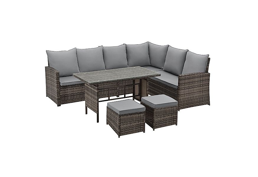 SVITA Loungeset MONROE, (Lounge-Set, 4-tlg., Gartenlounge), Garten-Lounge, günstig online kaufen