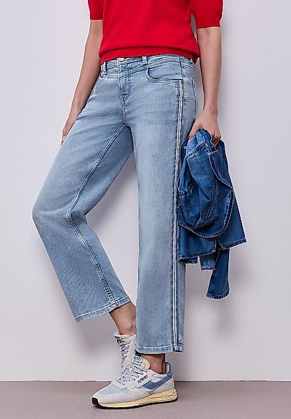 STREET ONE Straight-Jeans Style Amalia Straight mit dekorativem hellblauem günstig online kaufen