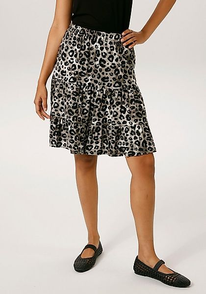 Aniston CASUAL Minirock mit extravagantem Animal-Print- jedes Teil ein Unik günstig online kaufen