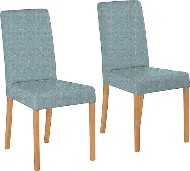 Home affaire 4-Fußstuhl »Bologna«, (Set), 2 St., Strukturstoff, Gestell aus günstig online kaufen