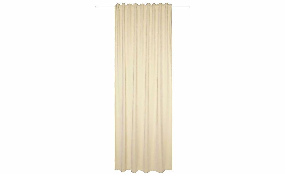 HOMEbasics Fertigschal   ¦ creme ¦ Synthetik ¦ Maße (cm): B: 135 H: 295 Gar günstig online kaufen