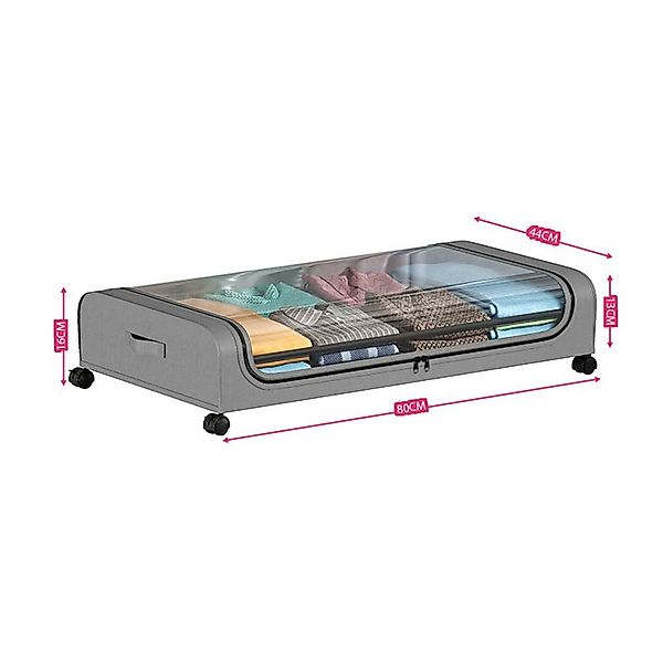 PRIISF Aufbewahrungsbox Unterbettbox Organizer Unterbettkommode mit günstig online kaufen