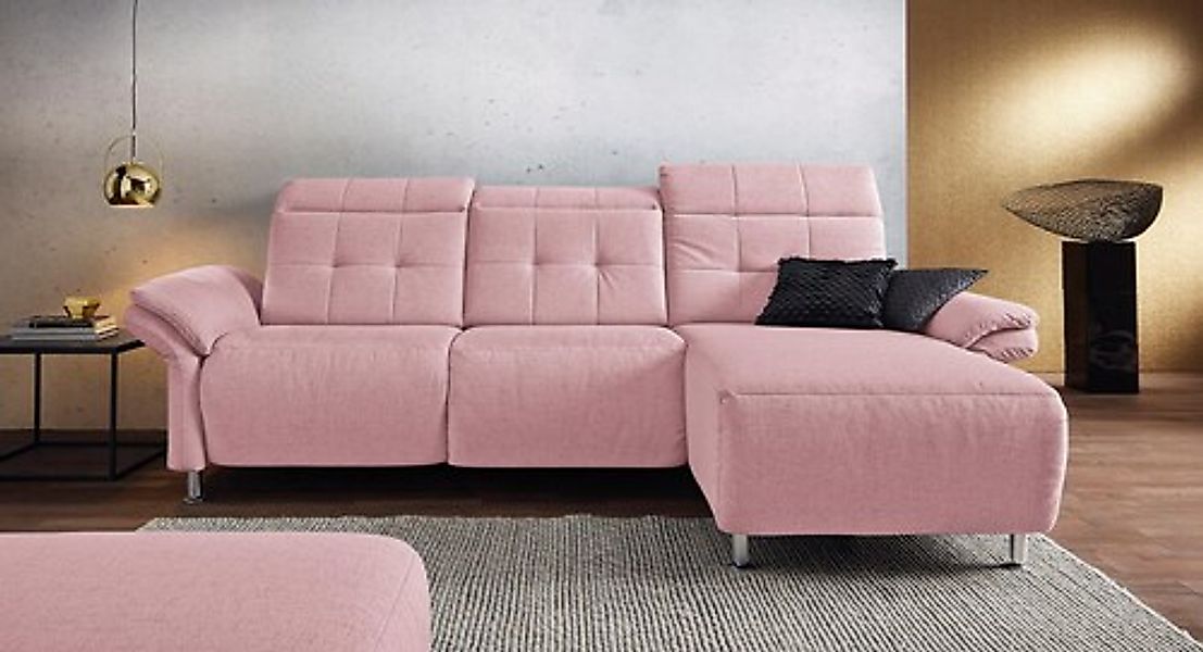 Home affaire Ecksofa »Manhattan L-Form« 2 Sitze mit elektrischer Relaxfunkt günstig online kaufen