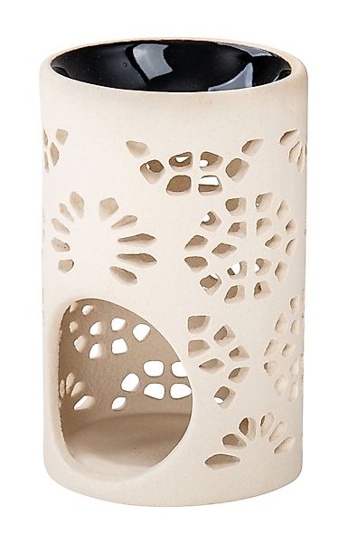 Levandeo® Duftlampe, Duftlampe Keramik H11cm Creme günstig online kaufen
