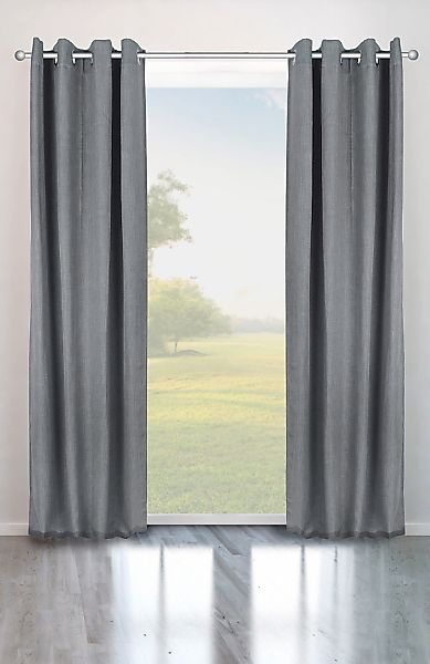 Bruno Banani Verdunkelungsvorhang "Bela" Ösen 1 Stk. tlg. blickdicht, melie günstig online kaufen