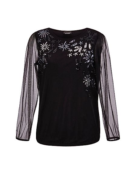 GOLDNER Kurzarmshirt "Langarmshirt mit transparenten Ärmeln" keine/nicht Re günstig online kaufen