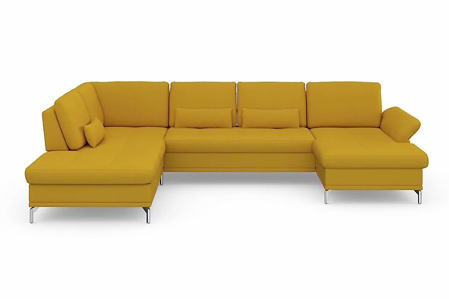 INOSIGN Wohnlandschaft »Palm Beach U-Form« Federkern, mit Sitztiefenverstel günstig online kaufen