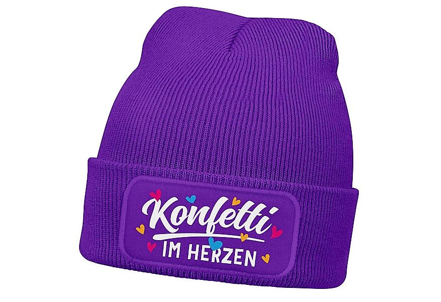 MoonWorks Strickmütze Damen Beanie mit Patch Strickmütze mit Spruch Faschin günstig online kaufen