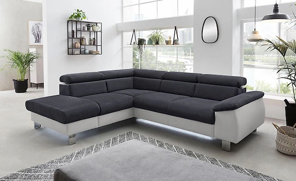 COTTA Polstergarnitur »Komaris L-Form, B: 249 bzw. 100 cm (Set: Ecksofa & H günstig online kaufen