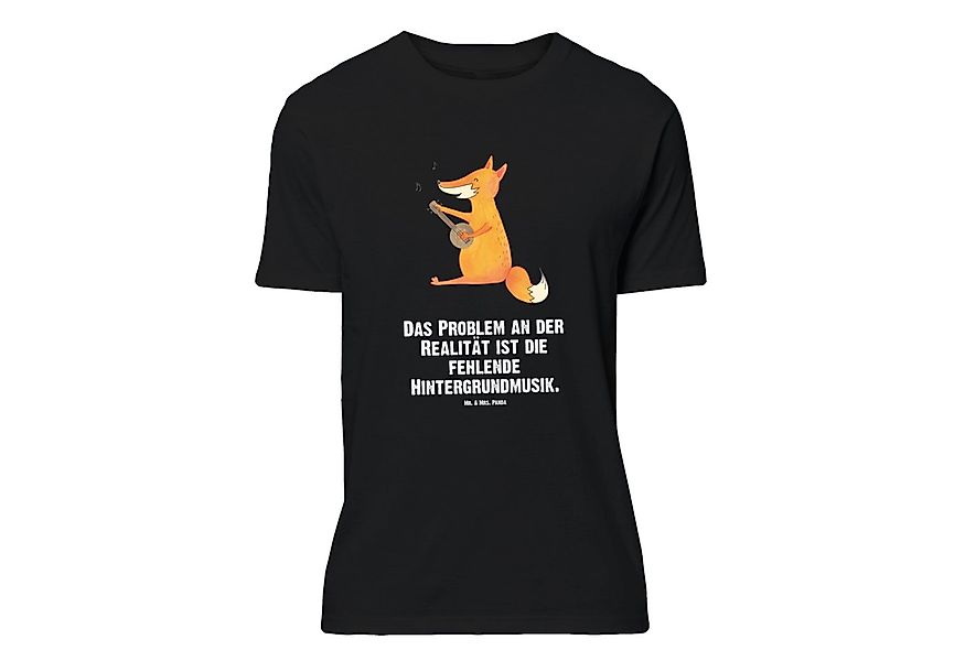 Mr. & Mrs. Panda T-Shirt Fuchs Gitarre, T-Shirt, Schwarz, Tshirt, Singen, O günstig online kaufen