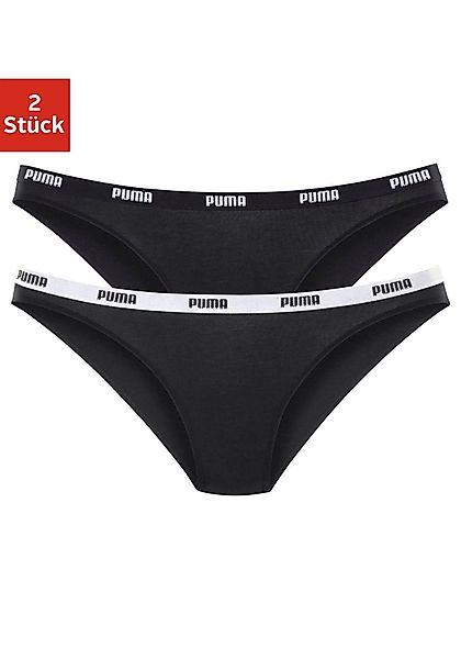 PUMA Bikinislip Iconic (Packung, 2er-Pack) mit günstig online kaufen
