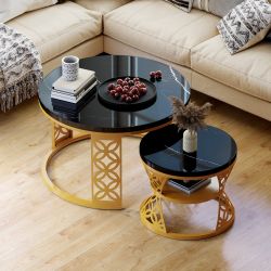 HAUSS SPOLE Couchtisch 2-teiliges Beistelltisch-Set aus günstig online kaufen