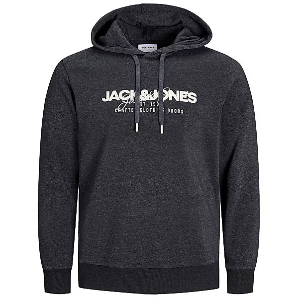 Jack&Jones Hoodie mit Label-Print Farbe schwarz Größe: 3XL günstig online kaufen