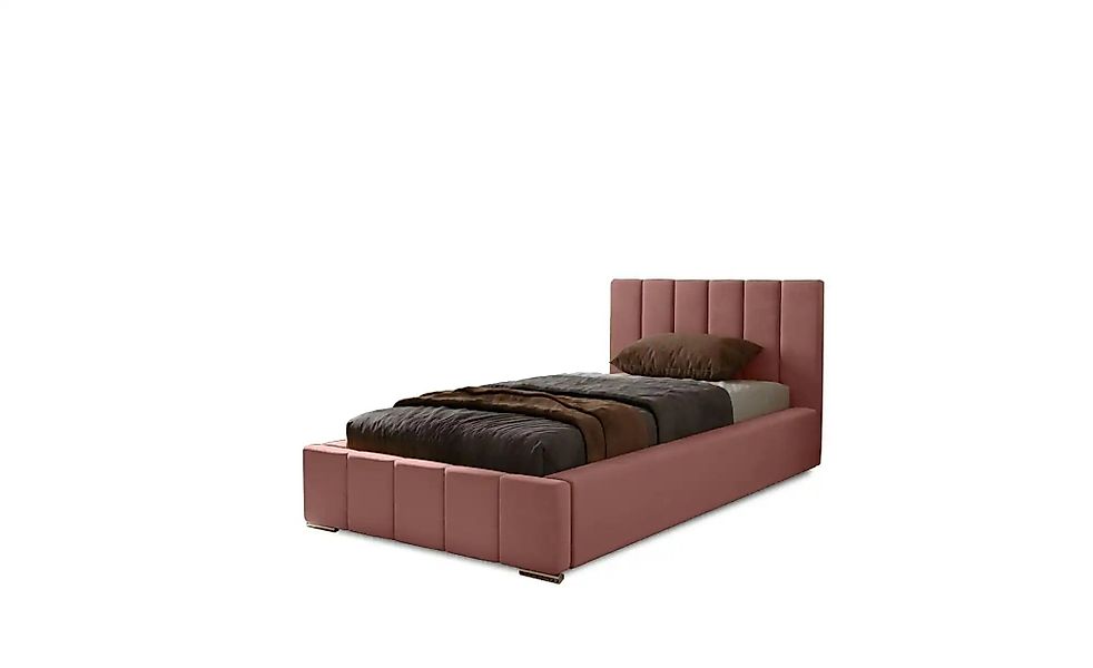 Polsterbett mit Stauraum mit Bettkasten und Lattenrost Nelia ¦ rosa/pink ¦ günstig online kaufen