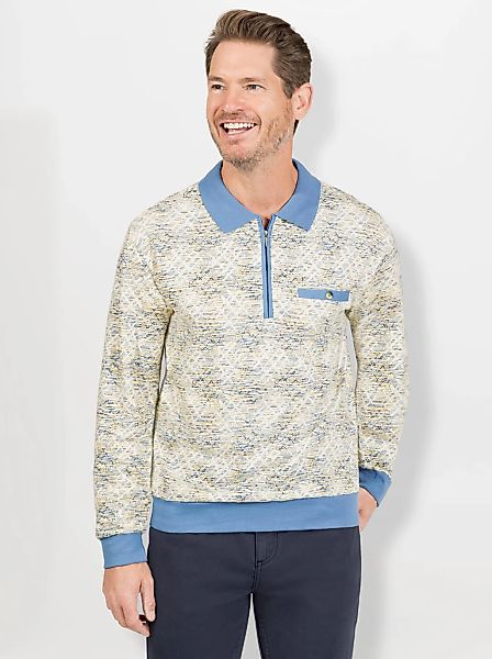 Marco Donati Poloshirt "Langarm-Poloshirt" 1 Stk. tlg. günstig online kaufen