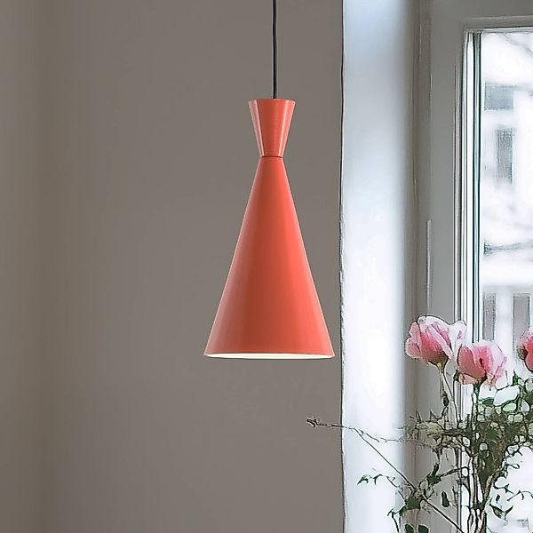 Hängeleuchte Tom, orange, Metall, Ø 19 cm, E27 günstig online kaufen