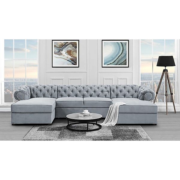 Beautysofa Ecksofa mit Schlaffunktion und zwei günstig online kaufen