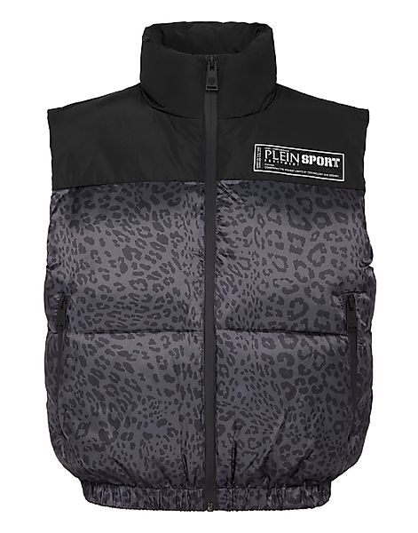 PLEIN SPORT Kurzweste Leopard günstig online kaufen