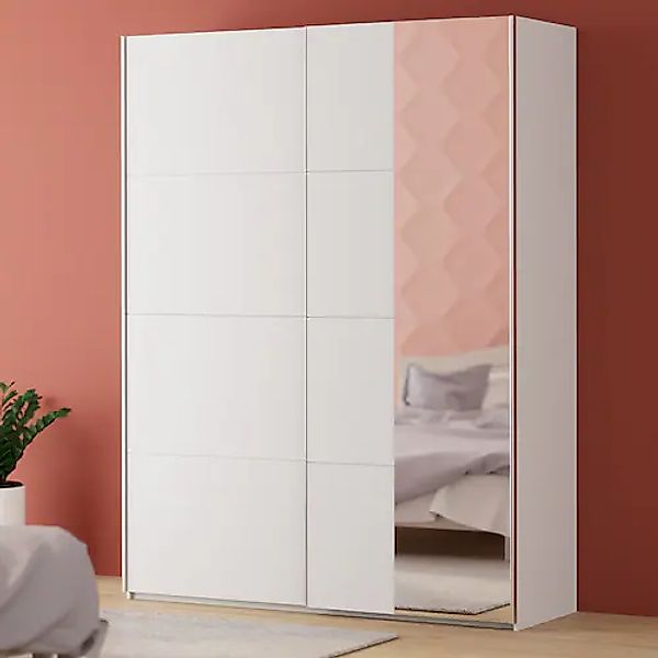 FORTE Schwebetürenschrank, Höhe 2,35 mtr, stehende Montage, Spiegel günstig online kaufen