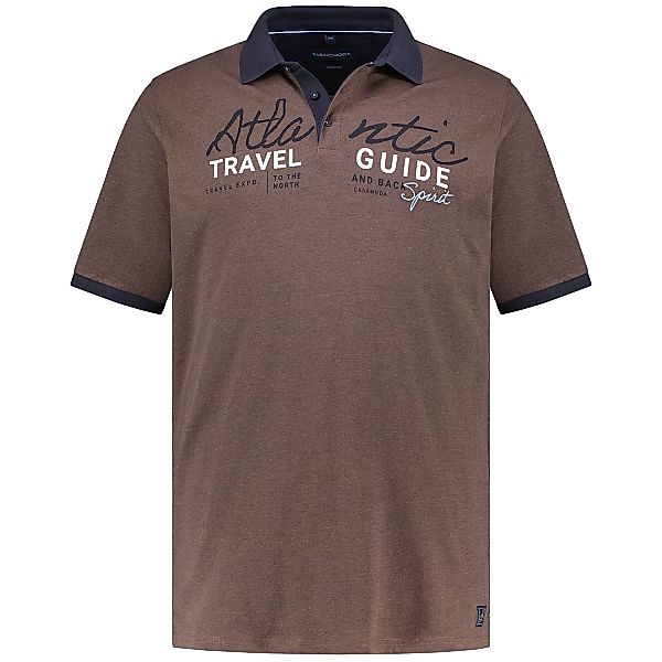 CASA MODA Poloshirt mit Elasthan Farbe braun Größe: 5XL günstig online kaufen