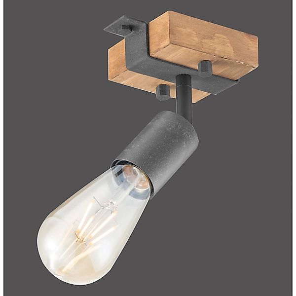Just Light. Wand- und Deckenleuchte Slat Holz Natur 14,5 x 12 cm günstig online kaufen