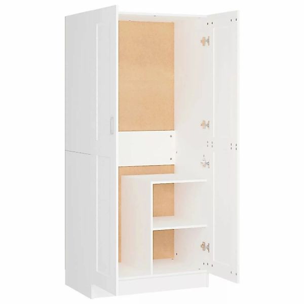 vidaXL Kleiderschrank Weiß 82,5x51,5x180 cm Holzwerkstoff günstig online kaufen