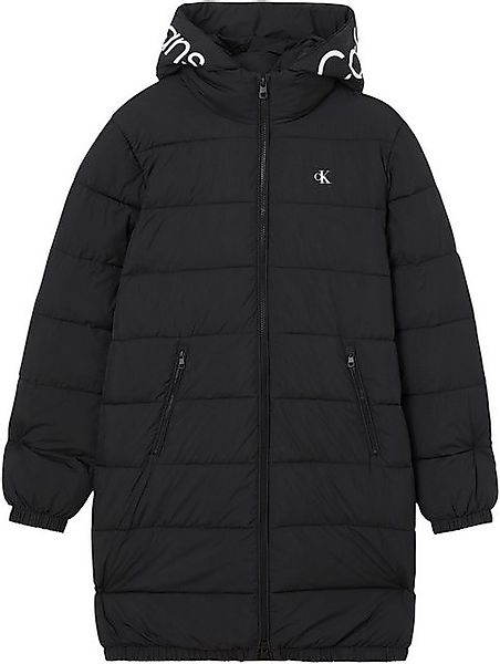 Calvin Klein Jeans Outdoorjacke "LOGO HOOD LW PADDED COAT", mit Kapuze, mit günstig online kaufen