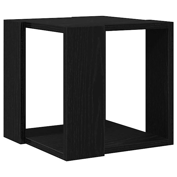 vidaXL Couchtisch Schwarz Eichen-Optik 32 x 32 x 30 cm Holzwerkstoff 873912 günstig online kaufen