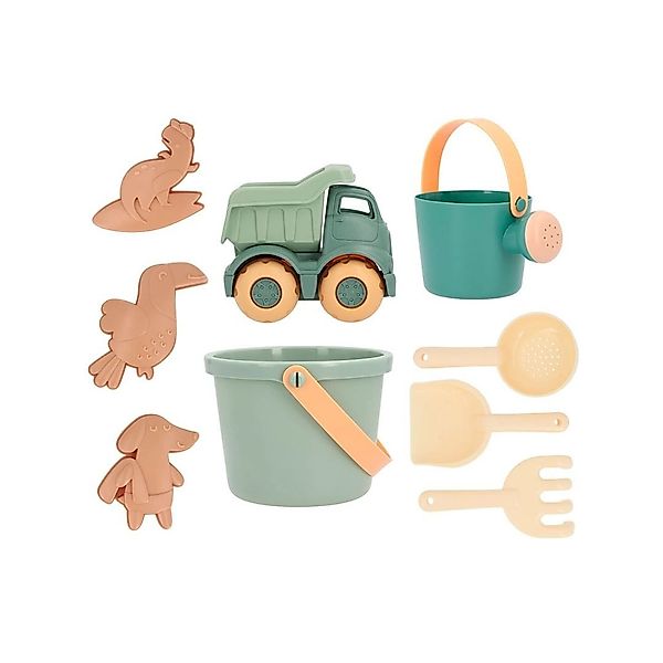 suebidou Sandform-Set Sand-Spielzeug 9 teilig grün, günstig online kaufen