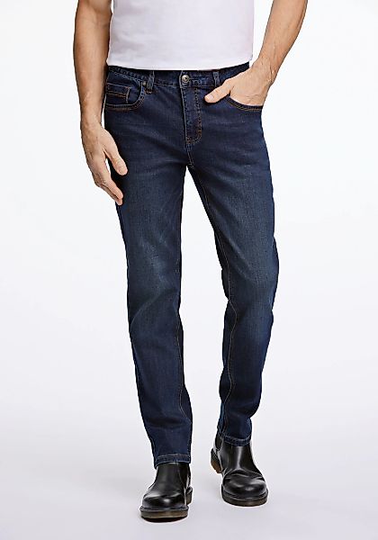 BISON 5-Pocket-Jeans "Jeans Tapered Fit" günstig online kaufen
